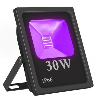 UV Black Light, 60 Leds High Power 30W Ultraviolet UV LED Flood Light IP66-Waterproof ,Stage Lighting,385-400NM